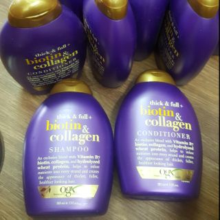 Dầu cặp Biotin collagen tím