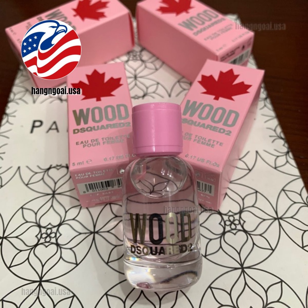 Nước hoa mini Dsquared2 wood pour femme 5ml [ Hàng ngoại┊ 𝓤𝓢𝓐 ]