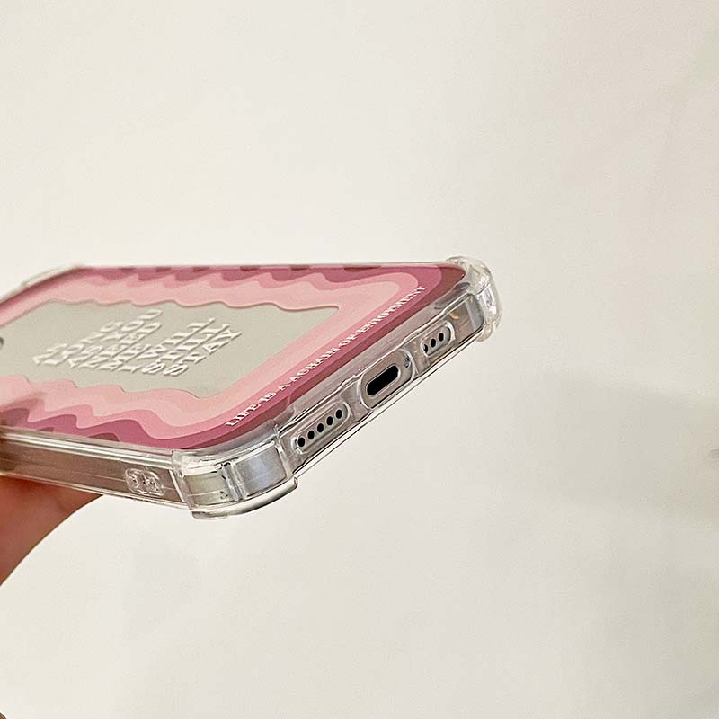 Ốp Điện Thoại TPU Silicon Mềm Chống Bụi Chống Sốc Mặt Gương Màu Hồng Cho Iphone 7 8 11 12 13 Pro Max Plus X Xs Xr Xsmax | BigBuy360 - bigbuy360.vn