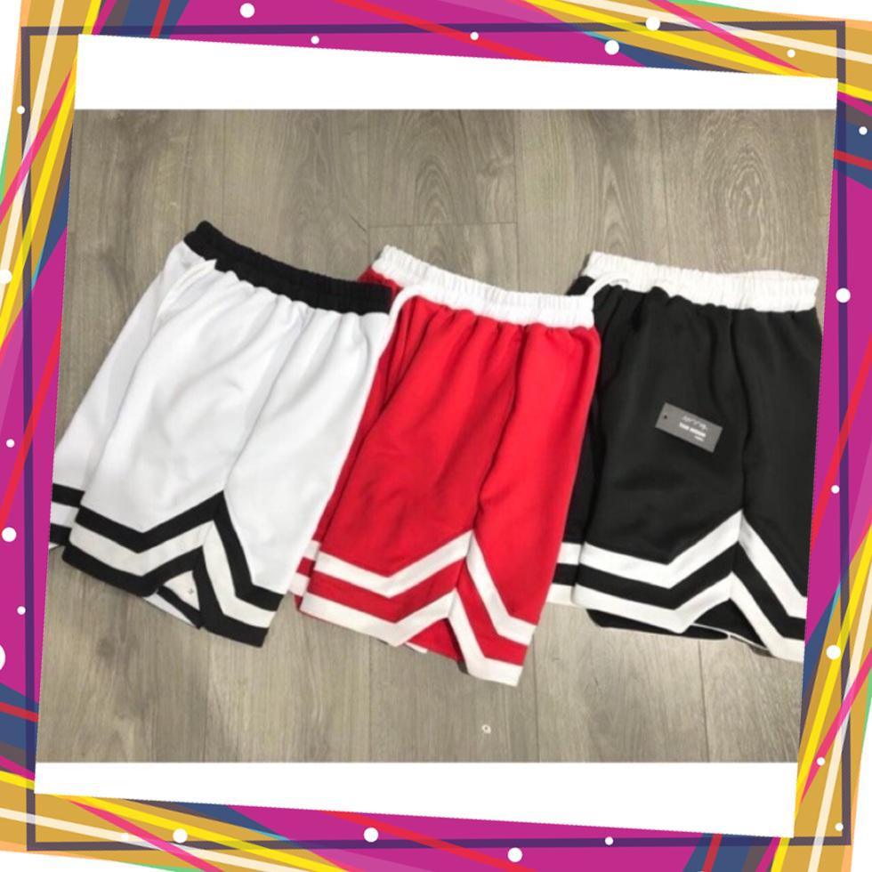 quần đùi unisex phối viền phong cách hiện đại cá tính M705