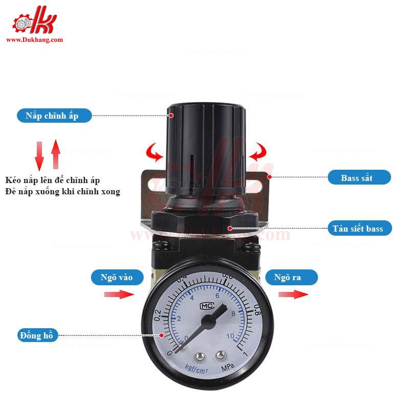 Van giảm áp khí nén AR