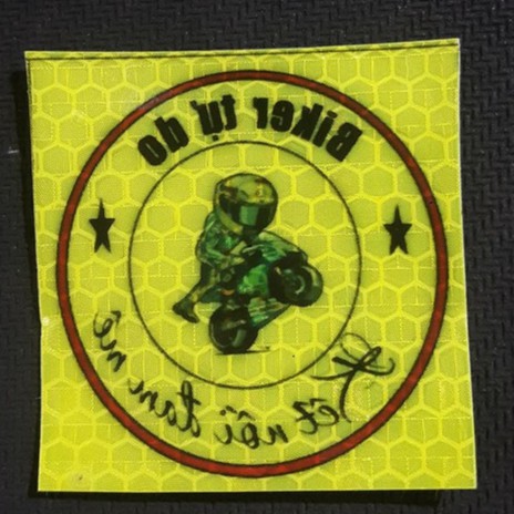 logo phượt , tem xe , decal phản quang