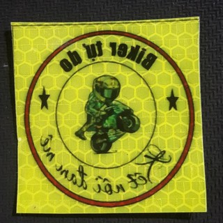 logo phượt , tem xe , decal phản quang