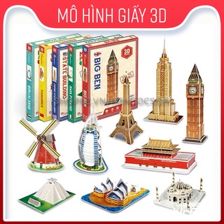 Mô hình lắp ghép 3D Cubic Fun - Kỳ quan thế giới