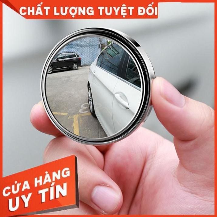 Gương Tròn Nhỏ 55mm Kính HD Xe Ô Tô Có Thể Điều Chỉnh 360 Độ