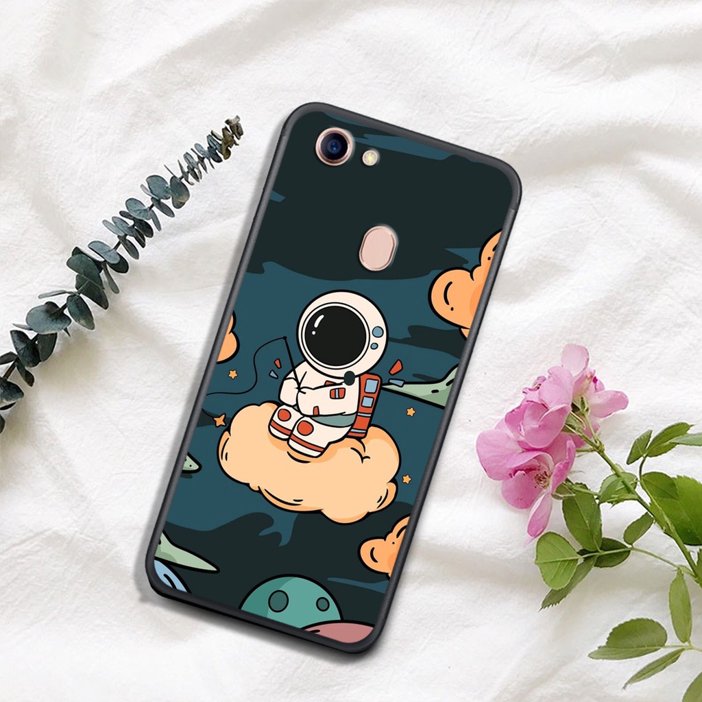 [ SIÊU HOT] ỐP LƯNG OPPO F5/F7 , IN HÌNH ASTRONAUT TIỂU ĐỘI PHI-HÀNH-GIA, MÀU SẮC CỰC BẮT MẮT