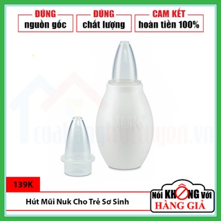 [CHÍNH HÃNG] Sale Sốc (Tặng 1 Đầu Hút Kèm) Dụng Cụ Hút Mũi Cho Trẻ Sơ Sinh Và Trẻ Nhỏ Nuk Nhập Khẩu Từ Đức