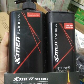 Dầu gội Đầu Xmen For Boss Intese 650ml tặng kèm chai cùng loại