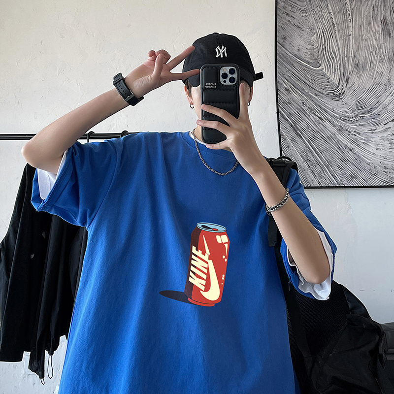 Áo Thun Tay Ngắn Phong Cách Hàn Quốc Size M-5XL Dành Cho Nam