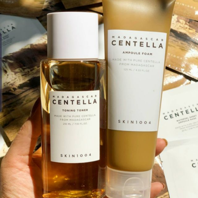 Sữa rửa mặt & Toner Madagasca Centella