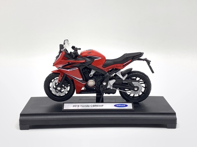 Xe Mô Hình Honda CBR 650F 1:18 Welly ( Đỏ )