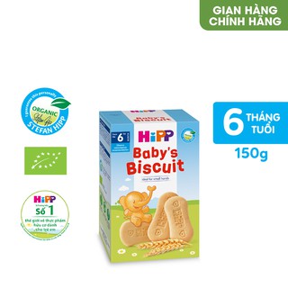 Bánh quy ăn dặm HiPP Organic 150g