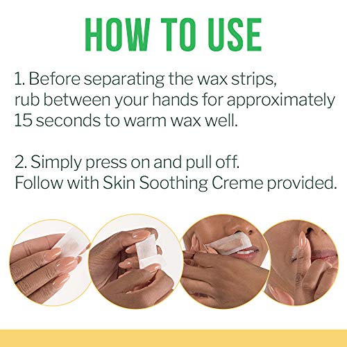 ( Top 1 của Mỹ) Miếng wax lông mặt và cơ thể sally hansen hair remover wax strip kit
