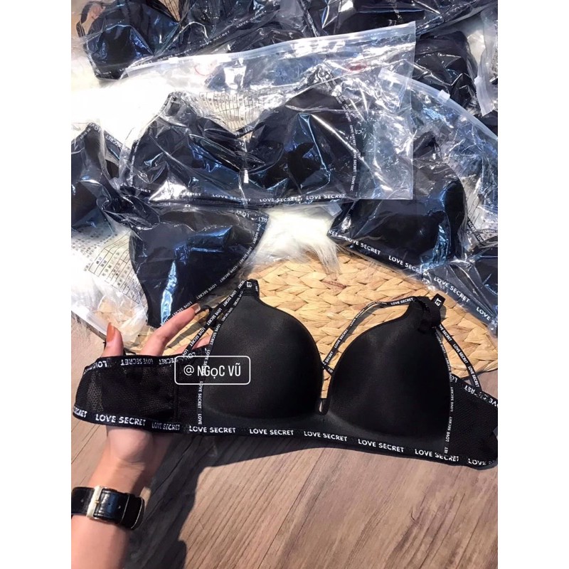 ÁO LÓT ĐAN DÂY CHÉO LOVE SECRET đệm mỏng mặc nhẹ mát
