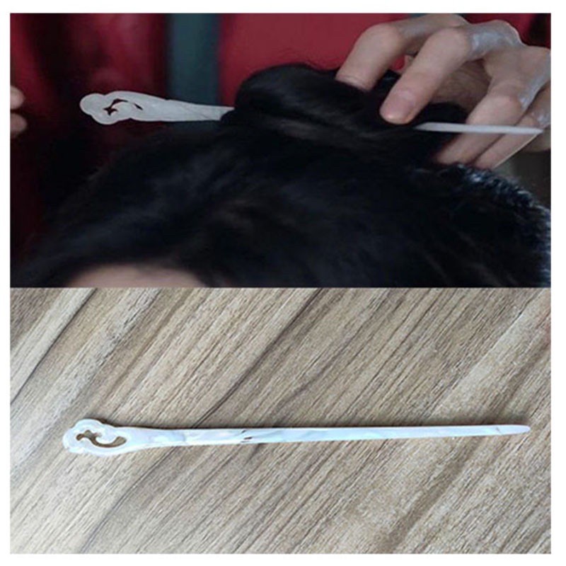 Trâm cài tóc bạch ngọc Ôn Khách Hành ( sẵn )