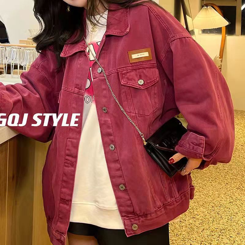 Jiashucheng Áo Khoác Tay Dài Dáng Rộng Phong Cách Phương Tây Thời Trang Mùa Xuân Dễ Phối Đồ Cho Nữ