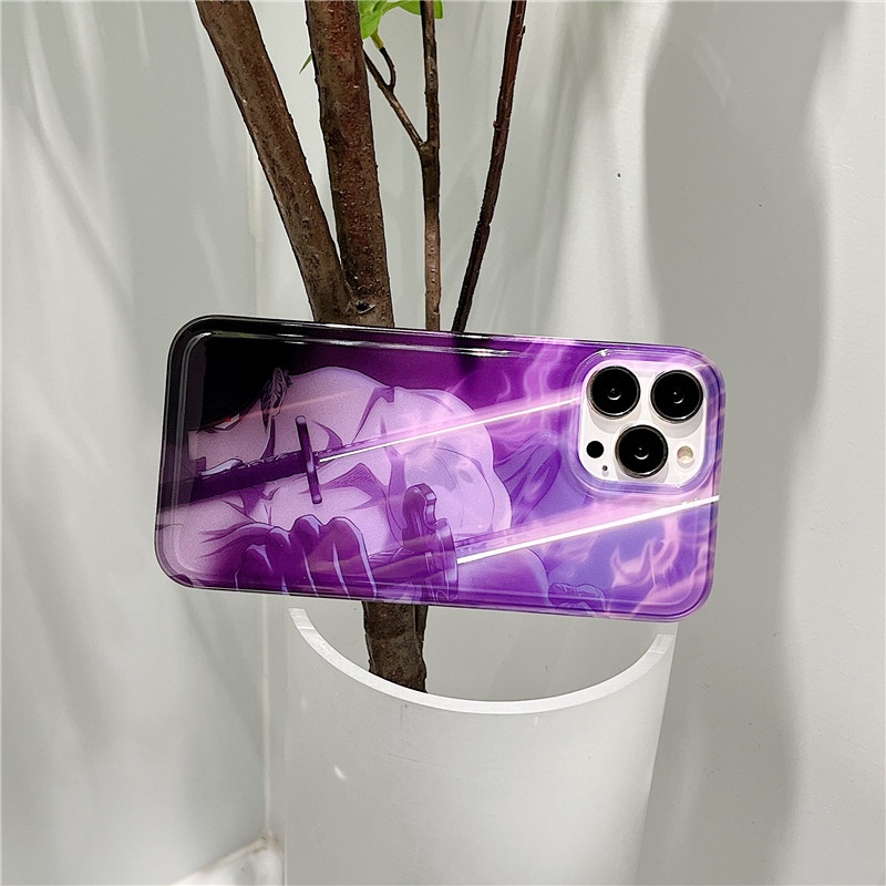 Ốp Điện Thoại IMD Mềm Trong Suốt Họa Tiết One piece Roronoa Zoro Cho IPhone14 14Plus 14Pro 14ProMax 13 13Pro 13ProMax 12 12Pro 12ProMax  11 MAX X / XS XR XSMAX 7P / 8P