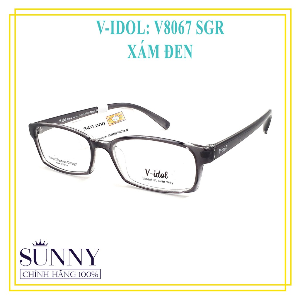Gọng kính chính hãng Vidol V8067 - kèm tem thẻ bảo hành toàn quốc