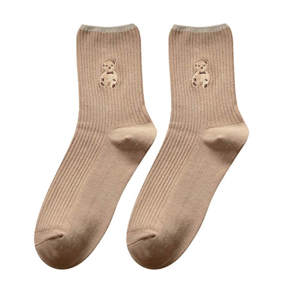 Vớ Cotton Thấm Hút Mồ Hôi Thêu Họa Tiết Hoạt Hình Dễ Thương Thời Trang Cho Bé Gái 1