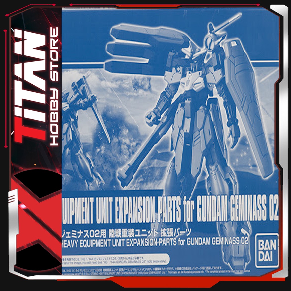 Mô hình Gunpla HGAC 1/144 - Ground Heavy Equipment Unit Expansion Parts for Gundam Geminass 02 ( Phụ Kiện )