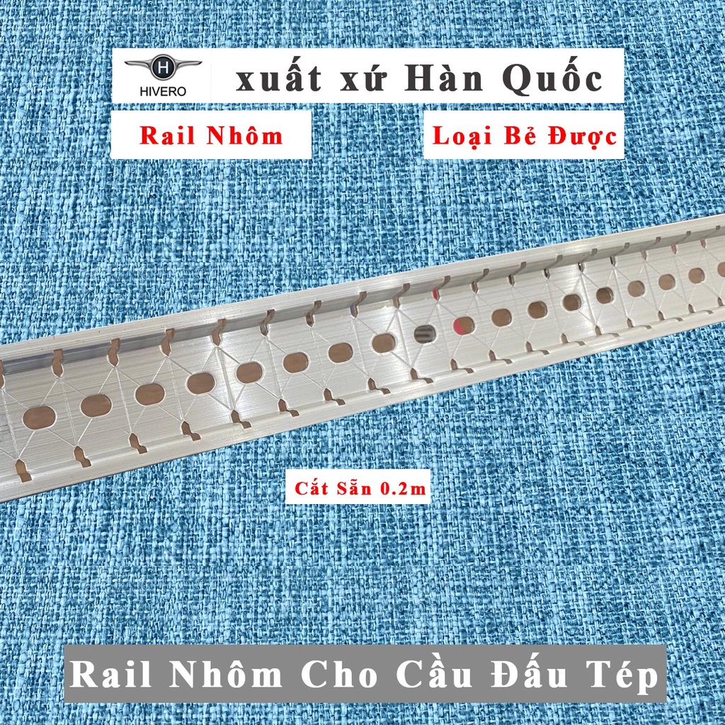 Domino tép 15A Hivero Hàn Quốc - Cầu đấu dạng tép hãng Hivero ATB-15A, Loại 1 pha 15A 600V và các phụ kiện
