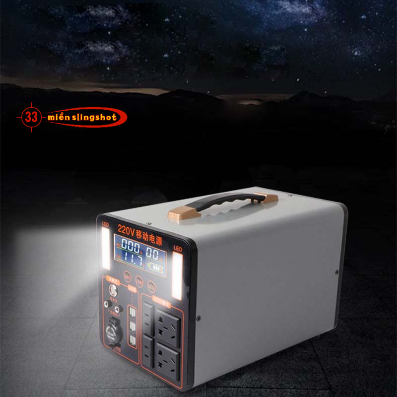 Trạm sạc dự phòng di động - nguồn điện di động du lịch dã ngoại 200.000-500.000 mAh sạc nhanh- nguồn ra 220V-DCP17