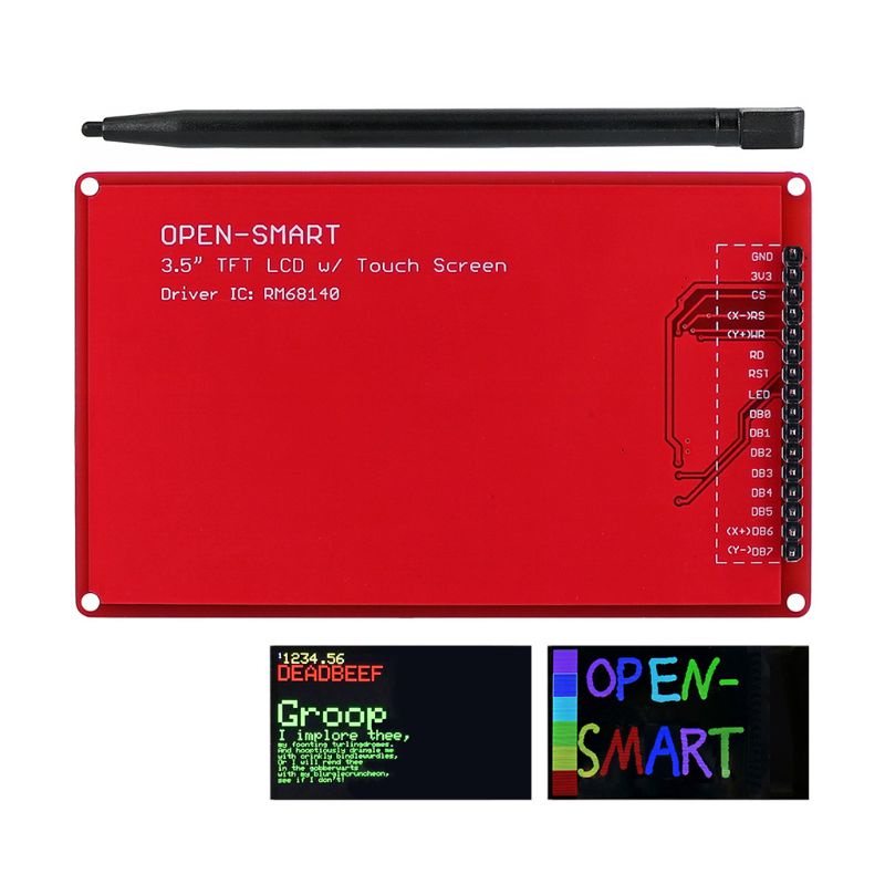 Bảng Mạch Mở Rộng TFT 3.5inch Màn Hình Cảm Ứng LCD 480x320