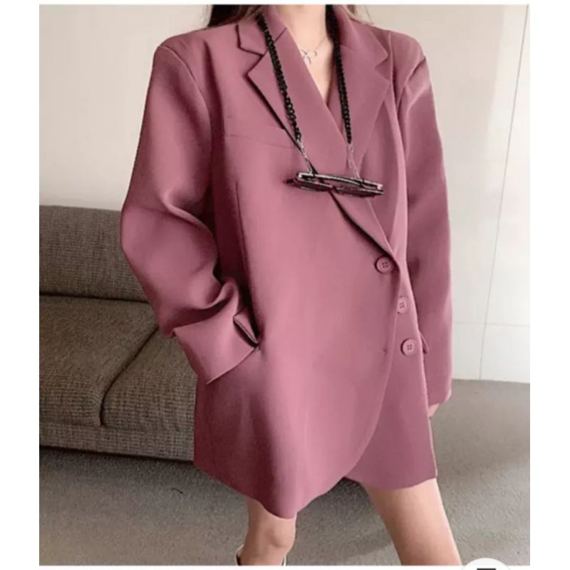 (Hàng Đẹp)Ảnh thật 6 hình cuối-2W18.Áo blazer oversize phong cách Hàn Quốc | BigBuy360 - bigbuy360.vn