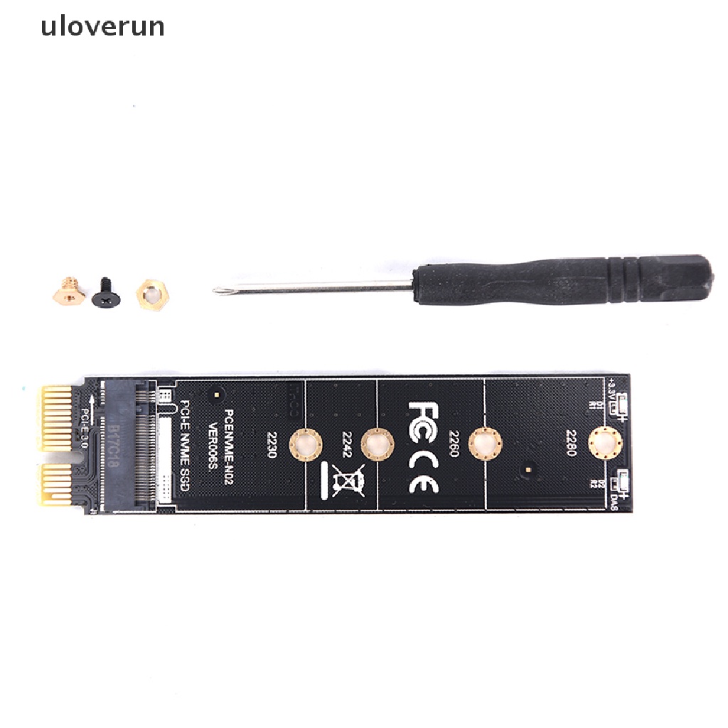 Bộ Chuyển Đổi uloverun Pcie Sang M2 Ssd M2 Pcie X1 Raiser Pci-E Pci Express M Chất Lượng Cao