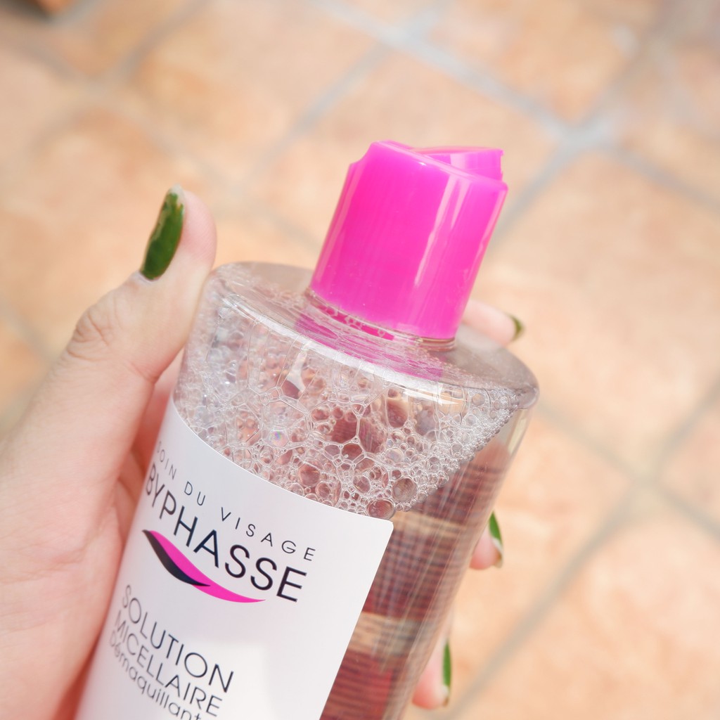 Nước Tẩy Trang Byphasse Solution Micellaire Pure Skin đủ loại, cho mọi loại da 500ml NPP Shoptido Make-up Remover