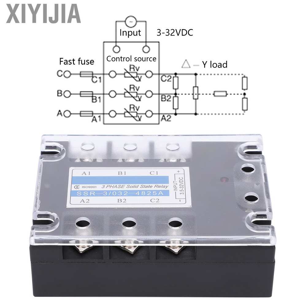 Rơ Le Thể Thao 3 Pha Ssr Dc Ac 480v 25a