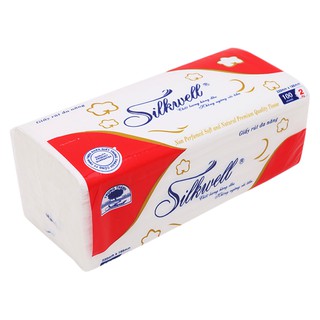 Giấy bếp đa năng  silkwell 100 tờ 2 lớp
