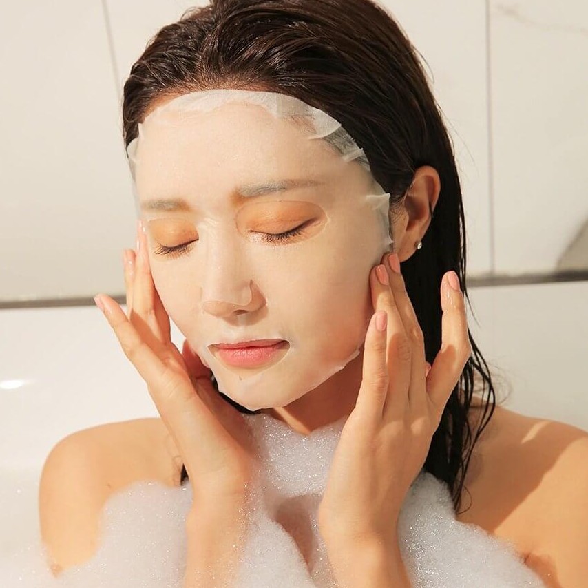 Mặt Nạ Đắp Mặt Mật ong- Welcos Jeju Natural Hàn Quốc giảm thâm mụn , se khít lỗ chân lông  Bộ 10 miếng