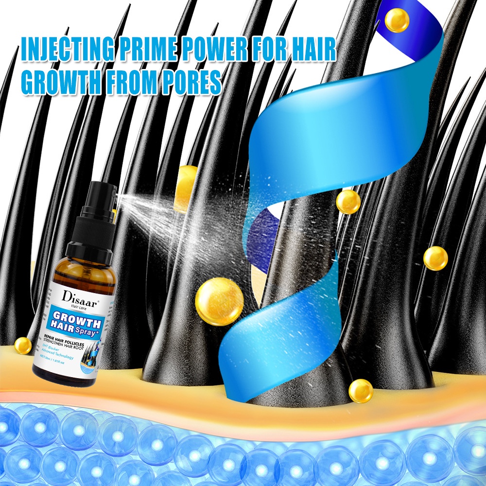Tinh chất kích thích mọc tóc thảo dược Disaar Growth Hair Spray 30ml