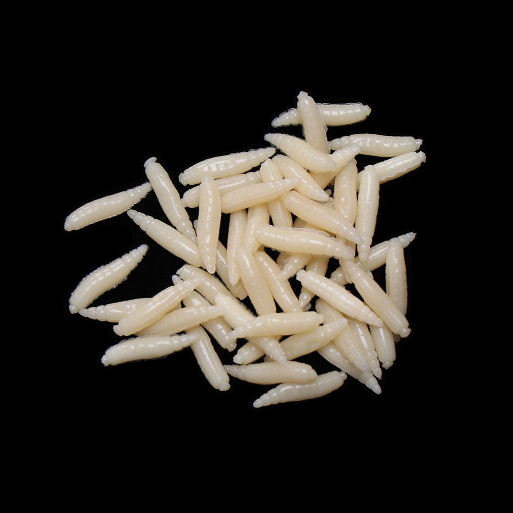 50 Mồi Giun Giả Câu Cá Bằng Silicon