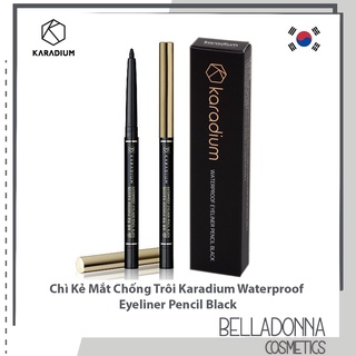 Chì Kẻ Mắt Chống Trôi Karadium Waterproof Eyeliner Pencil Black