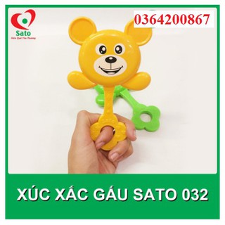 Xúc Xắc Cầm Tay Hình Gấu Cho Bé Yêu MS 032