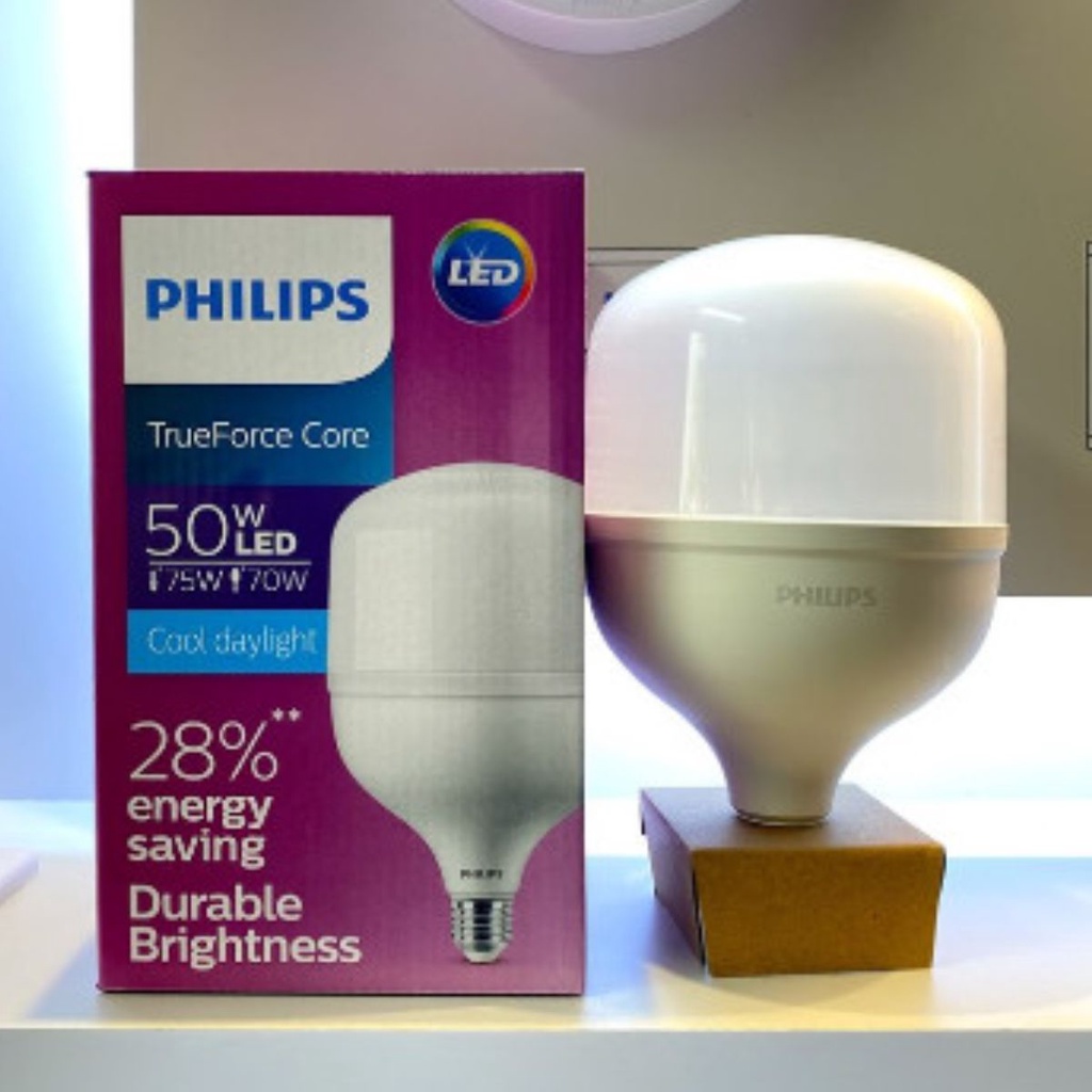 Bóng đèn LED trụ Hi-lumen G3 PHILIPS E27 - Độ sáng cao, tiết kiệm điện, chất lượng ánh sáng vượt trội - Hàng Chính Hãng