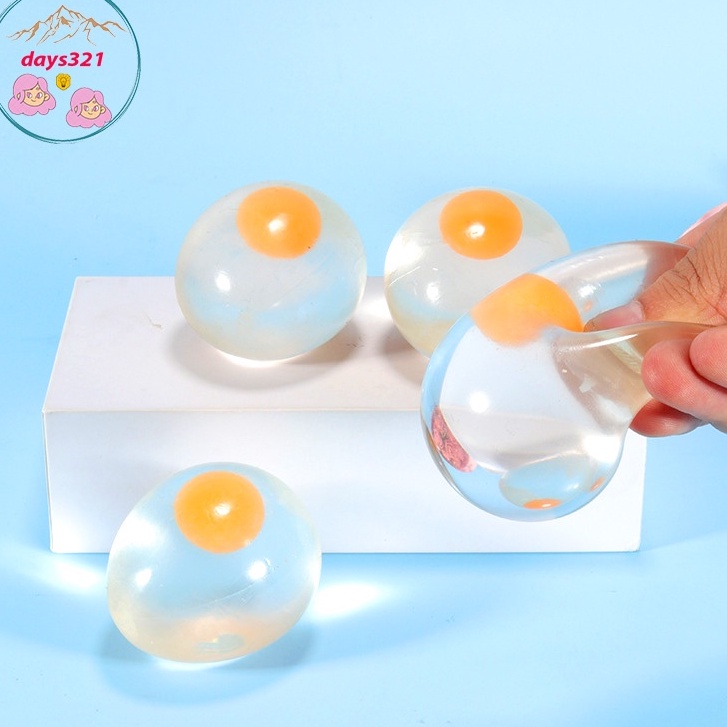 Đồ chơi bóp gudetama quả trứng gà trút giận 1 lòng đỏ squishy mochi