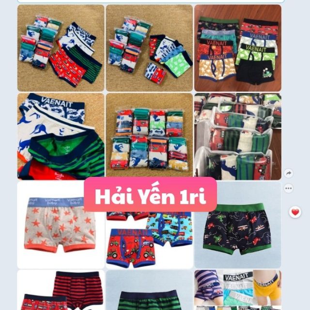 Combo sỉ set 7c Quần Chip HM