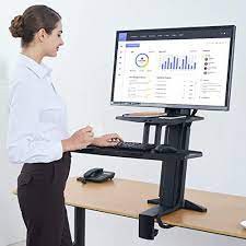 Giá Treo Màn Hình Máy Tính Kẹp Bàn Bàn Nâng Lên Hạ Xuống Tự Động NB - L80