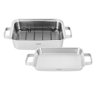 BỘ 2 CHẢO CHỮ NHẬT 22.9CM VÀ VỈ COOKEVER