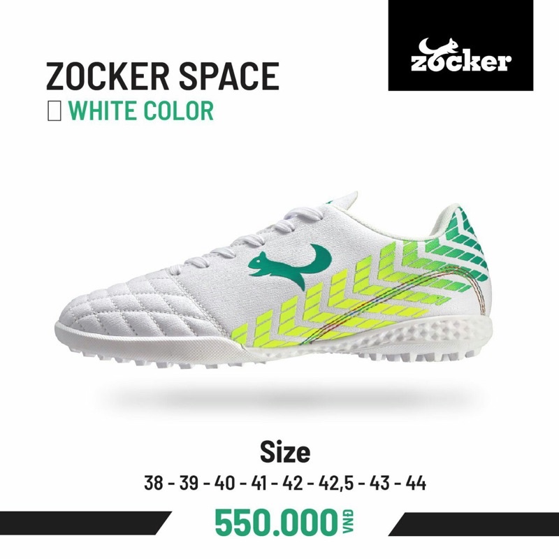 Giày đá bóng thể thao nam Zocker SPACE  giày đá banh cỏ nhân tạo – BUMSPORT