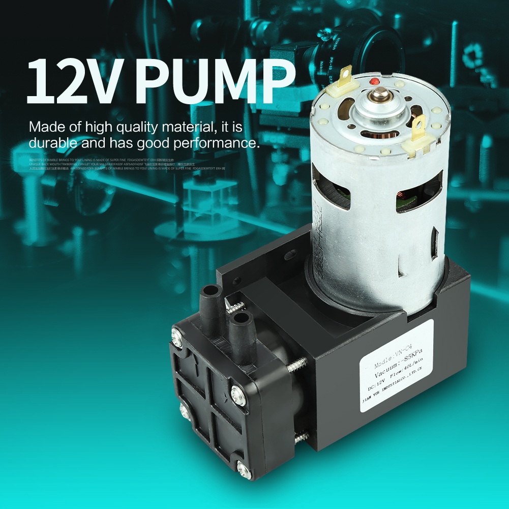Bộ máy bơm chân không mini Ujew Dc12V 42w - 85kpa 40l /phút