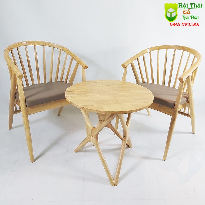 🔴 FREE SHIP 🔴Ghế GENNY 12 Nan, Ghế Cafe 12 nan Song Tiện Tròn 100% Gỗ Tự Nhiên Cao Cấp- Gỗ Hà Nội Furniture