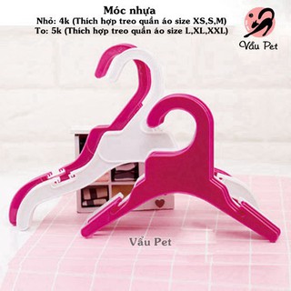 24QN VCN Móc treo xống áo cho chó mèo thú cưng [Nhựa] 2