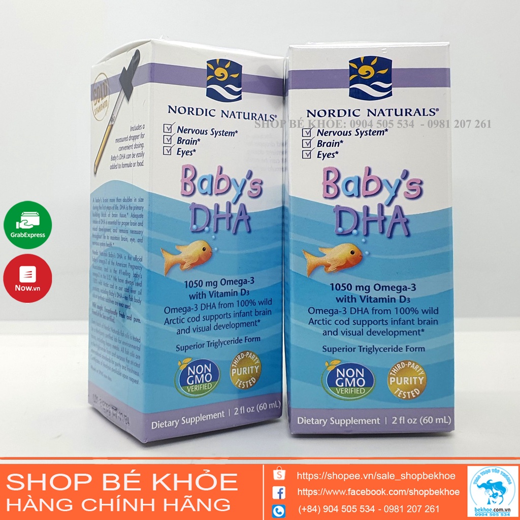 DHA Drops - DHA Drops Natures Aid nhỏ giọt cho bé từ 3 tháng tuổi