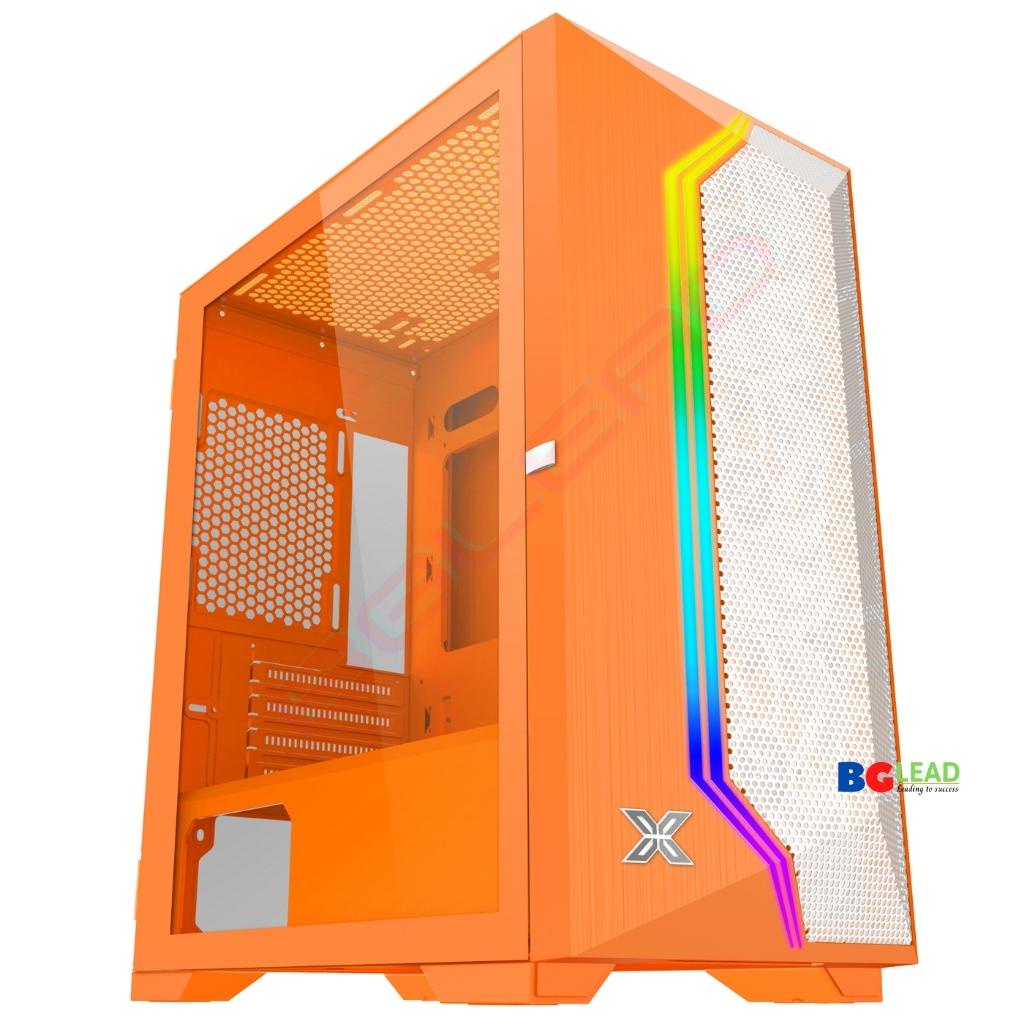 Vỏ case máy tính (Thùng máy tính) XIGMATEK GEMINI II PREMIUM GAMING M-ATX (Black / Artic / Orange / Year of Tiger)