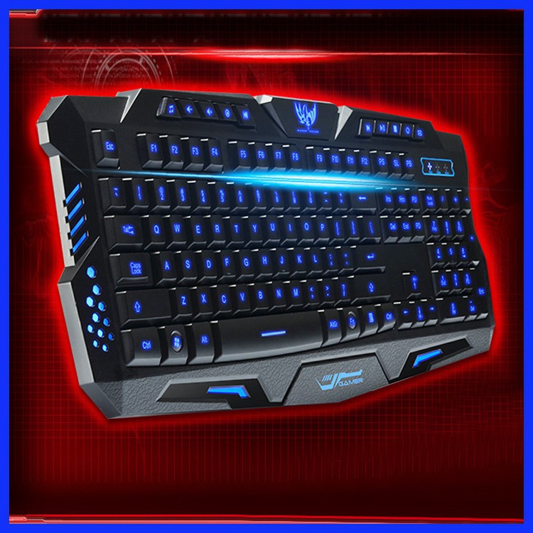 Bàn phím máy tính XR90 cao cấp LED 3 chế độ, phím nhạy siêu bền, thiết kế hiện đại BH 6 tháng