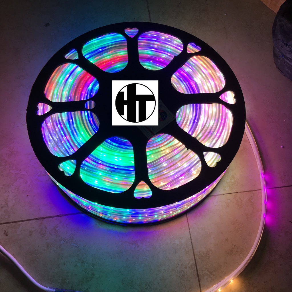 Đèn led trang trí RGB 5m 10m 15m 20m đã có cục nguồn nháy
